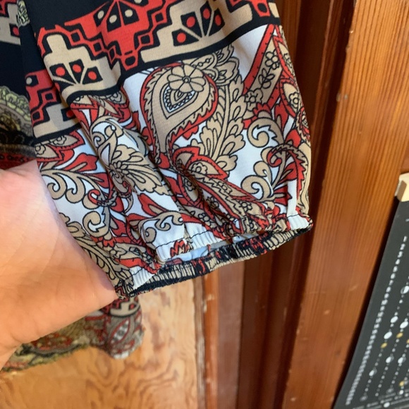 Boho Print Blouse - Picture 3 of 3